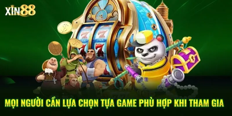 Người chơi có thể dễ dàng chọn lựa các trò chơi phù hợp với sở thích